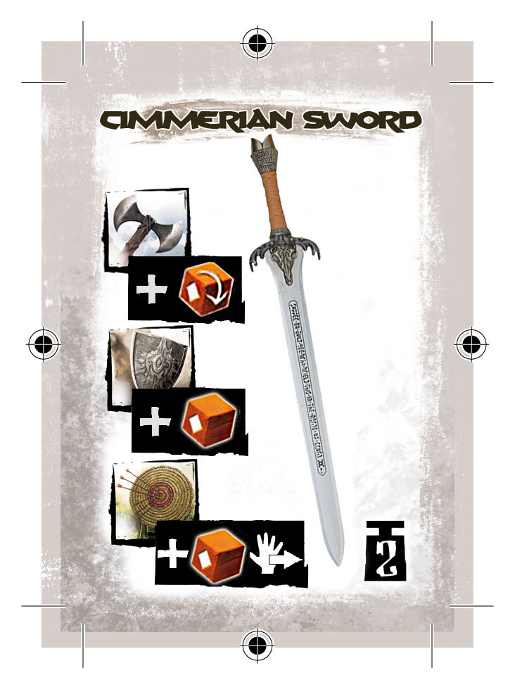 Conan Movie Weapons Equipment Cards