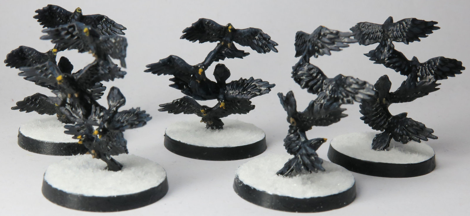 Swarms of crows